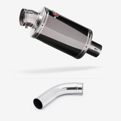 Lextek OP15 Dark Tint Stainless Exhaust 200mm with Link Pipe