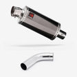 Lextek OP16 Dark Tint Stainless Exhaust 250mm with Link Pipe