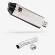 Lextek RP2 Gloss S/Steel Oval Exhaust 300mm with Link Pipe for Yamaha XJR 1300 (07-16)