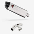 Lextek RP2 Gloss S/Steel Oval Exhaust 300mm with Link Pipe for Honda VFR800 X Crossrunner (11-14)