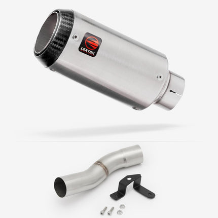 Lextek Matt Stainless Steel CP1 150mm Exhaust with Low Level Link Pipe