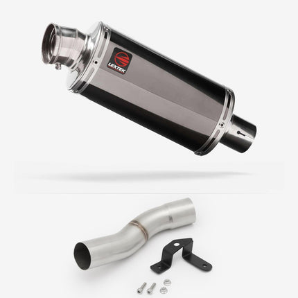 Lextek Smoked Stainless Steel OP16 250mm Exhaust with Low Level Link Pipe