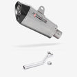 Lextek XP10 Matt S/Steel Exhaust 210mm with Link Pipe for Triumph Tiger 1050 Sport (13-20)