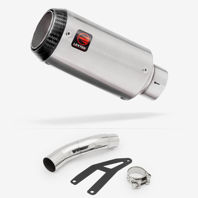 Lextek Matt Stainless Steel CP1 150mm Exhaust with Low Level Link Pipe