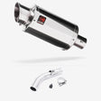 Lextek YP4 S/Steel Stubby Exhaust 200mm with Link Pipe for Honda VFR800X Crossrunner (11-14)