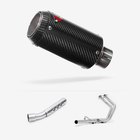 Lextek CP8C Full Carbon Exhaust System 150mm for Yamaha Tenere 700 (19-)