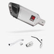 Lextek SP5 Matt Stainless Steel Exhaust System 200mm for Pulse XF250GY (06-15)