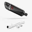 Lextek SP9C Gloss Carbon Fibre Exhaust 300mm with Link Pipe for Suzuki GSF1200 Bandit (96-06)