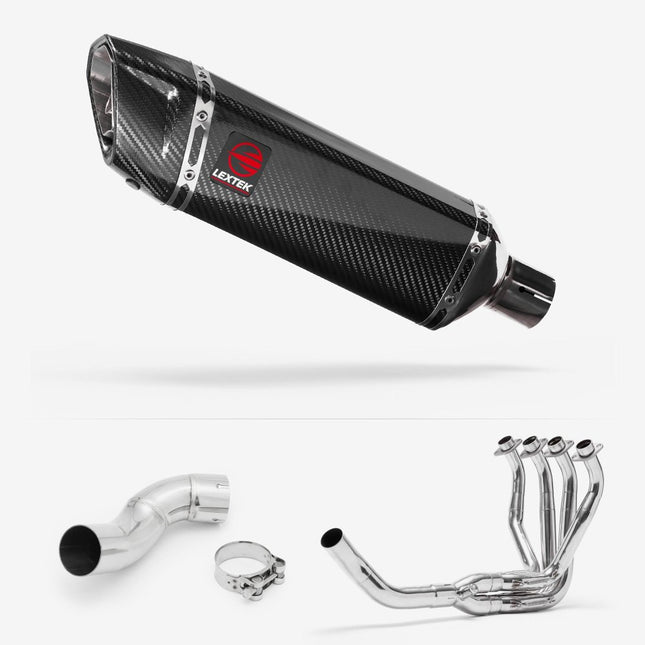 Lextek Carbon Fibre SP9C 300mm Exhaust System for Kawasaki Z900