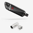 Lextek SP9C Gloss Carbon Fibre Exhaust 300mm with Link Pipe for Honda CRF1000 Africa Twin (16-19)