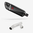 Lextek SP9C Gloss Carbon Fibre Exhaust 300mm with Link Pipe for Honda CB1300 (03-14)