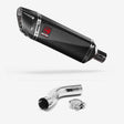 Lextek SP9C Gloss Carbon Fibre Exhaust 300mm with Link Pipe for Triumph Sprint ST 995i (98-04)