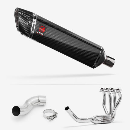 Lextek Carbon Fibre SP7C 400mm Exhaust System for Kawasaki Z900