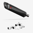 Lextek SP7C Gloss Carbon Fibre Exhaust 400mm with Link Pipe for Honda CBR1000RR Fireblade (14-16)