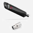 Lextek SP7C Gloss Carbon Fibre Exhaust 400mm with Link Pipe for Lexmoto Adrenaline (EFI) 125