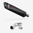 Lextek SP7C Gloss Carbon Fibre Exhaust 400mm with Link Pipe for Triumph Sprint ST 995i (98-04)