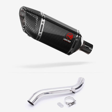 Lextek Carbon Fibre SP11C 200mm Exhaust with Link Pipe