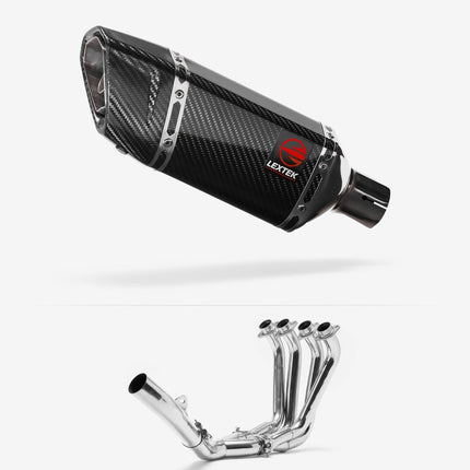 Lextek Carbon Fibre SP11C 200mm Exhaust System for Yamaha YZF R6 (06-16)