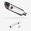 Lextek SP4 Polished Stainless Steel Exhaust 300mm with Link Pipe for Yamaha FZS 600 Fazer (97-03)