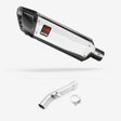 Lextek SP4 Polished Stainless Steel Exhaust 300mm with Link Pipe for Yamaha FZ1 (06-15)