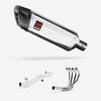 Lextek SP4 Polished Stainless Steel Exhaust System 300mm for Suzuki GSF 1200 Bandit (95-06)