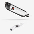 Lextek SP4 Polished Stainless Steel Exhaust 300mm with Link Pipe for Kawasaki Versys 1000 (15-18)