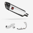 Lextek SP4 Polished Stainless Steel Exhaust System 300mm for Honda CB500X (16-18)