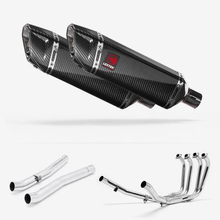 Lextek Carbon Fibre SP9C 300mm Exhaust System for Suzuki GSX 1400 (01-04)