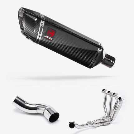 Lextek Carbon Fibre SP9C 300mm Exhaust System for Kawasaki Z900 (20-24)
