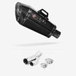 Lextek XP8C Carbon Fibre Exhaust 210mm with Link Pipe for BMW S1000R 2017-2020