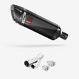 Lextek SP9C Gloss Carbon Fibre Exhaust 300mm with Link Pipe for BMW S1000R 2017-2020