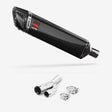 Lextek SP7C Gloss Carbon Fibre Exhaust 400mm with Link Pipe for BMW S1000R 2017-2020