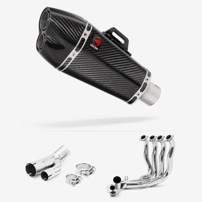 Lextek Carbon Fibre XP13C 210mm Exhaust System for BMW S1000R 2017-2020