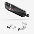 Lextek SP9C Gloss Carbon Fibre Exhaust System 300mm for BMW S1000R 2017-2020