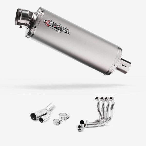 Lextek OP1 Matt S/Steel Exhaust System 350mm for BMW S1000R 2017-2020