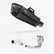 Lextek XP13C Carbon Fibre Exhaust System 210mm for Kawasaki Z H2 (20-23)