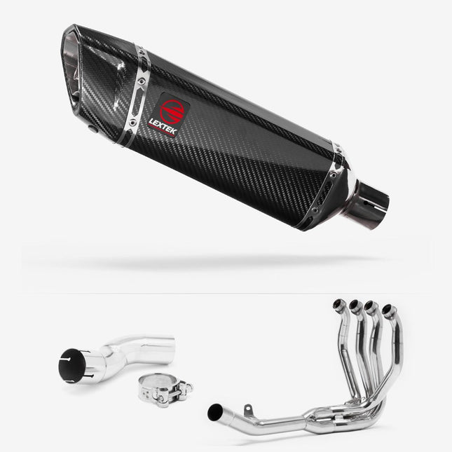 Lextek Carbon Fibre SP9C 300mm Exhaust System for Kawasaki Z H2 (20-24)
