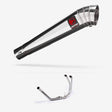 Lextek MP4 S/Steel Megaphone Exhaust System 300mm for Honda CB500 (93-03)