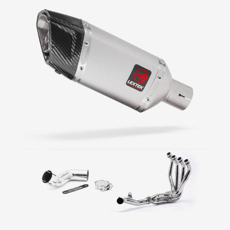 Lextek SP5 Matt Stainless Steel Exhaust System 200mm for Kawasaki Ninja 1000SX (20- )