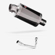 Lextek OP15 Dark Tint Stainless Exhaust System 200mm for Lexmoto Pegasus 300