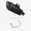 Lextek XP8C Carbon Fibre Exhaust System 210mm for Lexmoto LXR 125