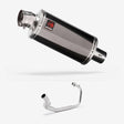 Lextek OP16 Dark Tint Stainless Exhaust System 250mm for Lexmoto LXR 125