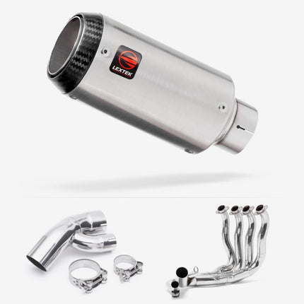 Lextek Matt Stainless Steel CP1 150mm Exhaust System for BMW S1000XR (15-19)