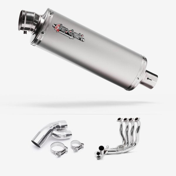 Lextek OP1 Matt S/Steel Exhaust System 350mm for BMW S1000XR (15-19)