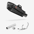 Lextek XP13C Carbon Fibre Exhaust System 210mm for Suzuki SV650 (99-02)