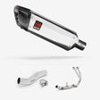 Lextek SP4 Polished Stainless Steel Exhaust System 300mm for Honda CB500X (17-19)