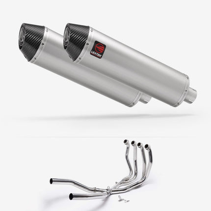 Lextek Brushed Stainless Steel RP1 400mm Exhaust System for Suzuki GSX 1300 R Hayabusa (21-24)