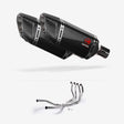 Lextek Stainless Steel SP11C Carbon Fibre Exhaust System 200mm