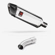 Lextek SP4 Polished Stainless Steel Exhaust 300mm with Link Pipe for Suzuki GSX-S 1000 (21-24)
