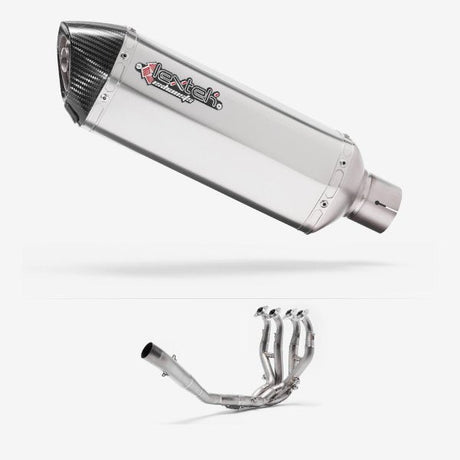 Lextek ST2 Titanium Exhaust System 300mm for Kawasaki ZX-6R Ninja (13-20)